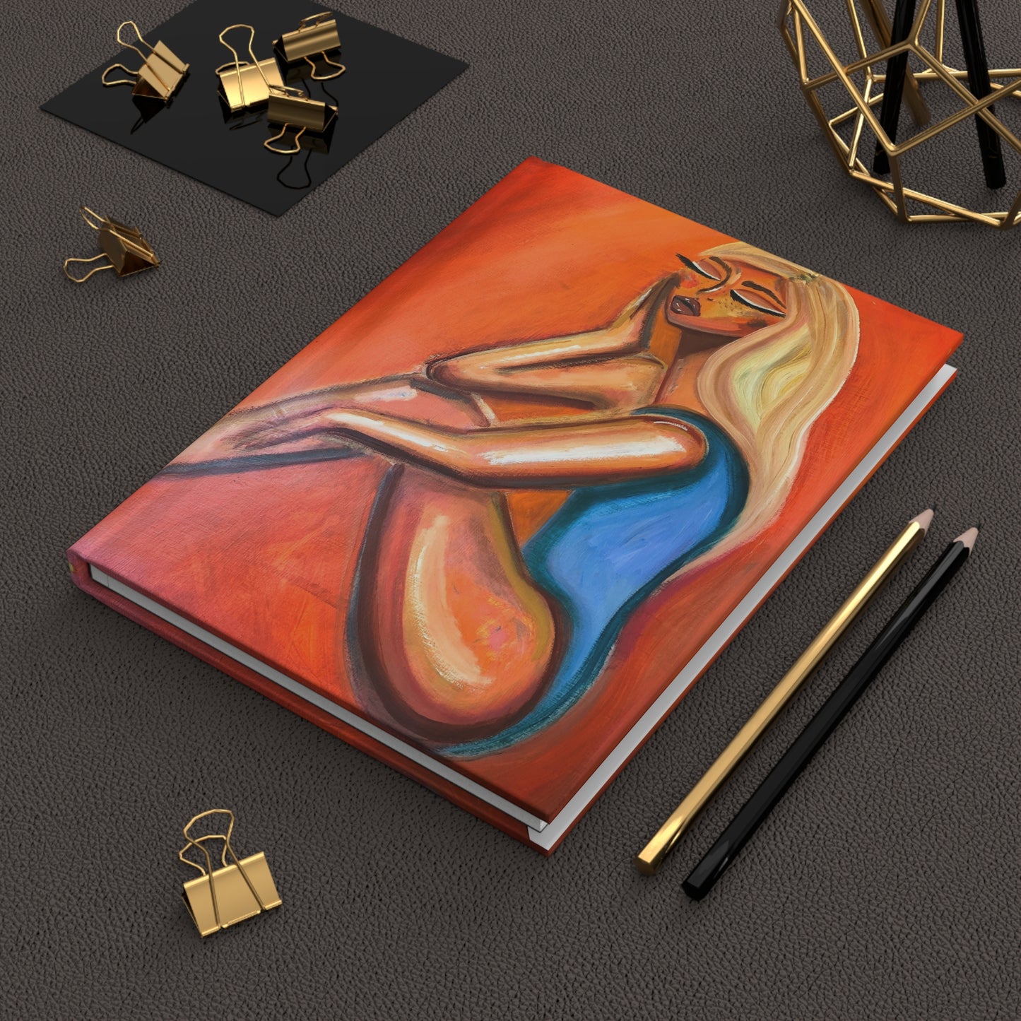 Ballerina Hardcover Lined Notebook