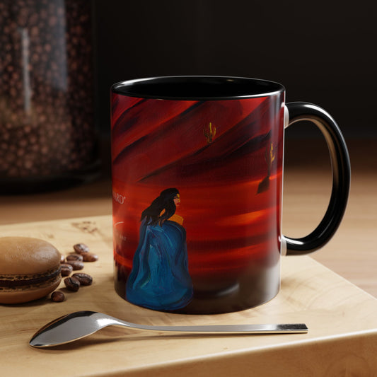 Red Southwestern Artwork 11oz Coffee Mug