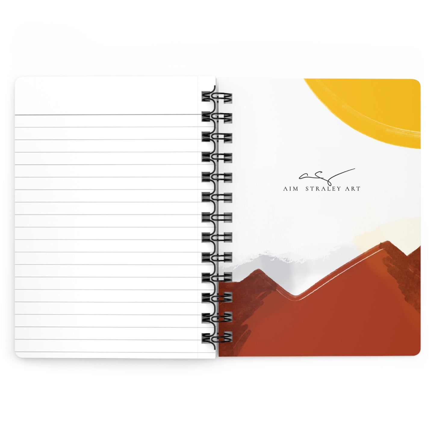 Golden July Spiral Notebook