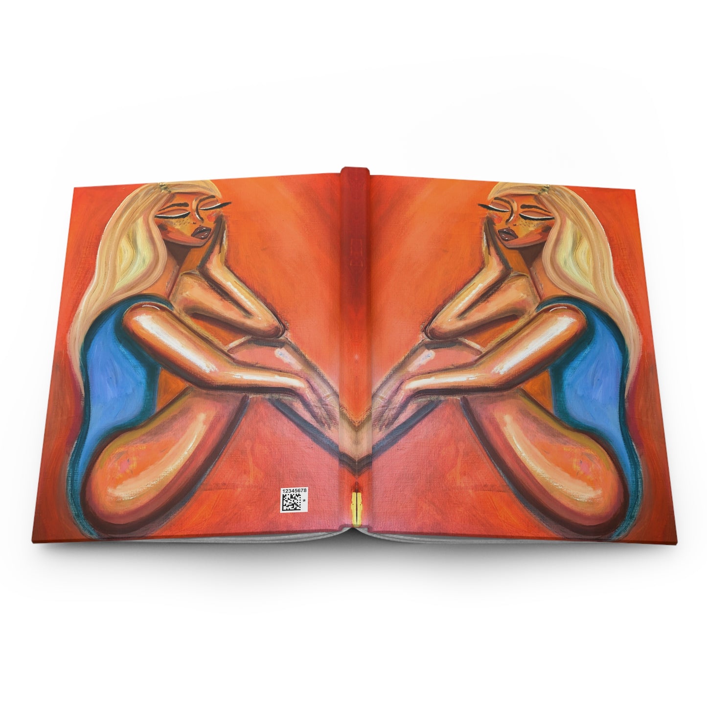 Ballerina Hardcover Lined Notebook