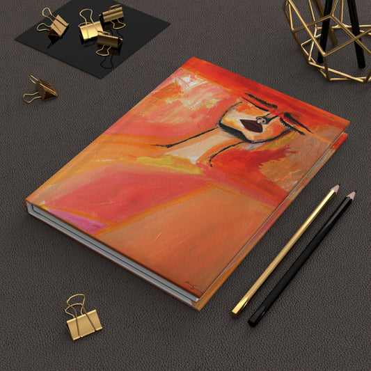 Hardcover journal titled "Dreaming in 3D" by Printify, featuring a colorful, artistic cover design for creative writing or notes.