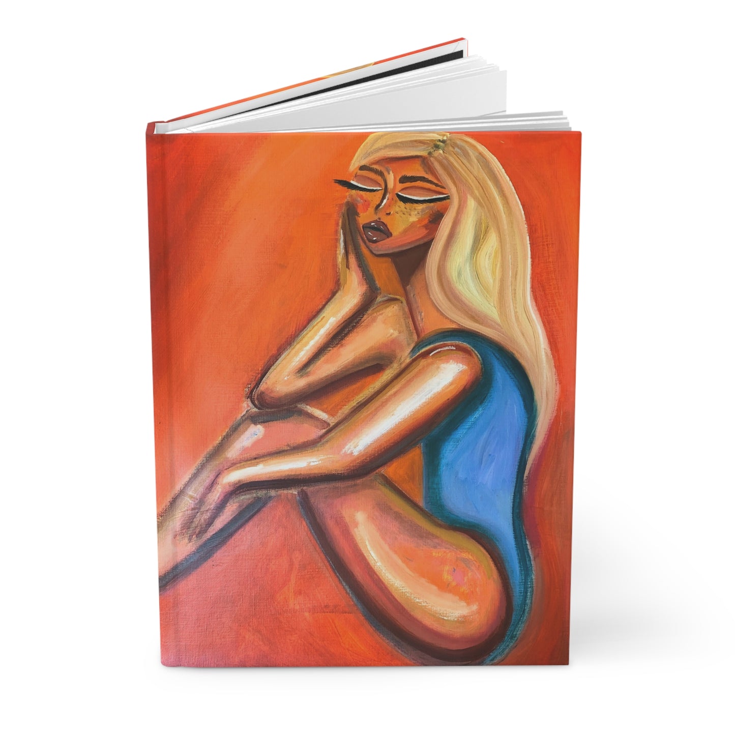 Ballerina Hardcover Lined Notebook