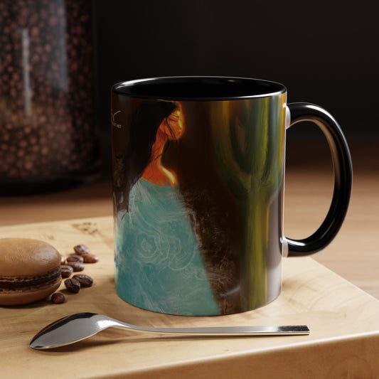 Cactus Girl Artwork Coffee Mug