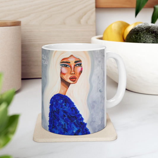 How Do You Like Your Tea, Sweater Girl 11oz Coffee Mug