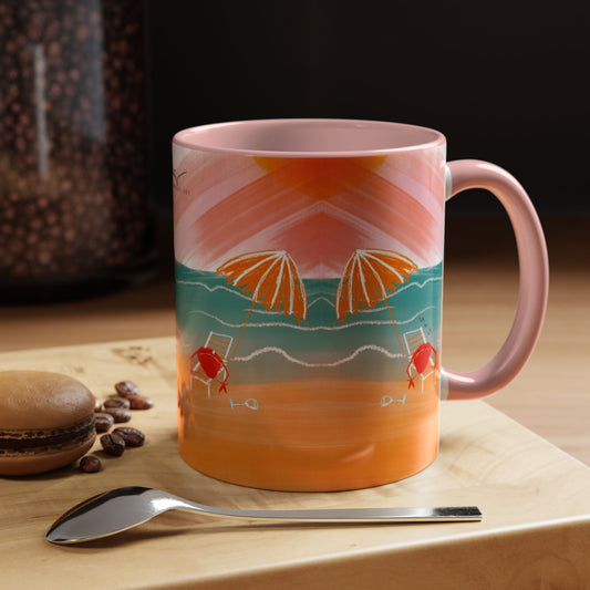 Cute Beach Crab Coffee Mug