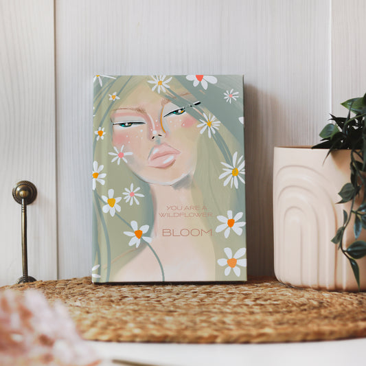 You Are A Wildflower Hardcover Notebook
