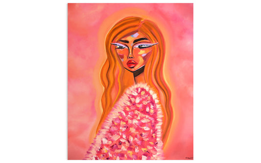 Colorful print titled "How Do You Like Your Cosmo?" by My Store, featuring vibrant artwork on high-quality paper.