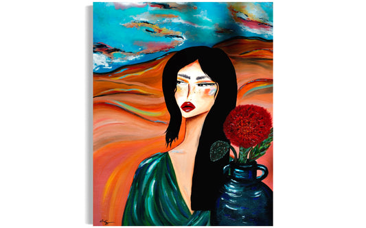 Colorful Wandering print by My Store featuring vibrant abstract artwork on high-quality paper.