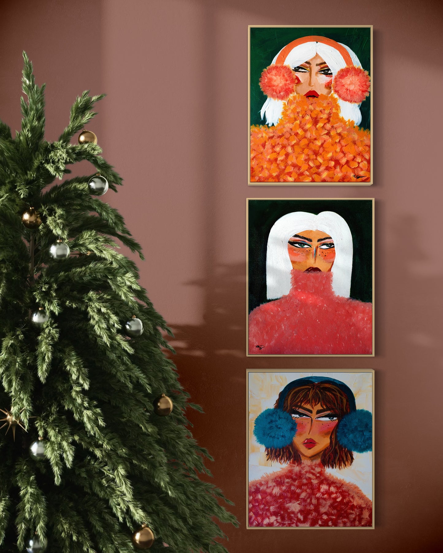 Set of Three - Apres Ski Girls