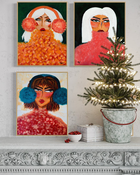 Set of Three - Apres Ski Girls