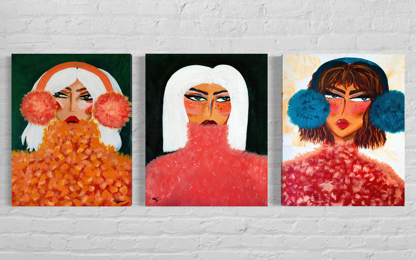 Set of Three - Apres Ski Girls