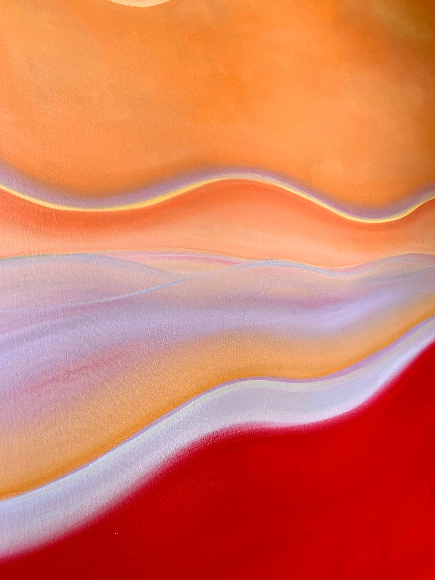 Aim Straley Art Flow State 30x30 inch canvas featuring abstract, vibrant artwork with bold colors and dynamic brushstrokes.