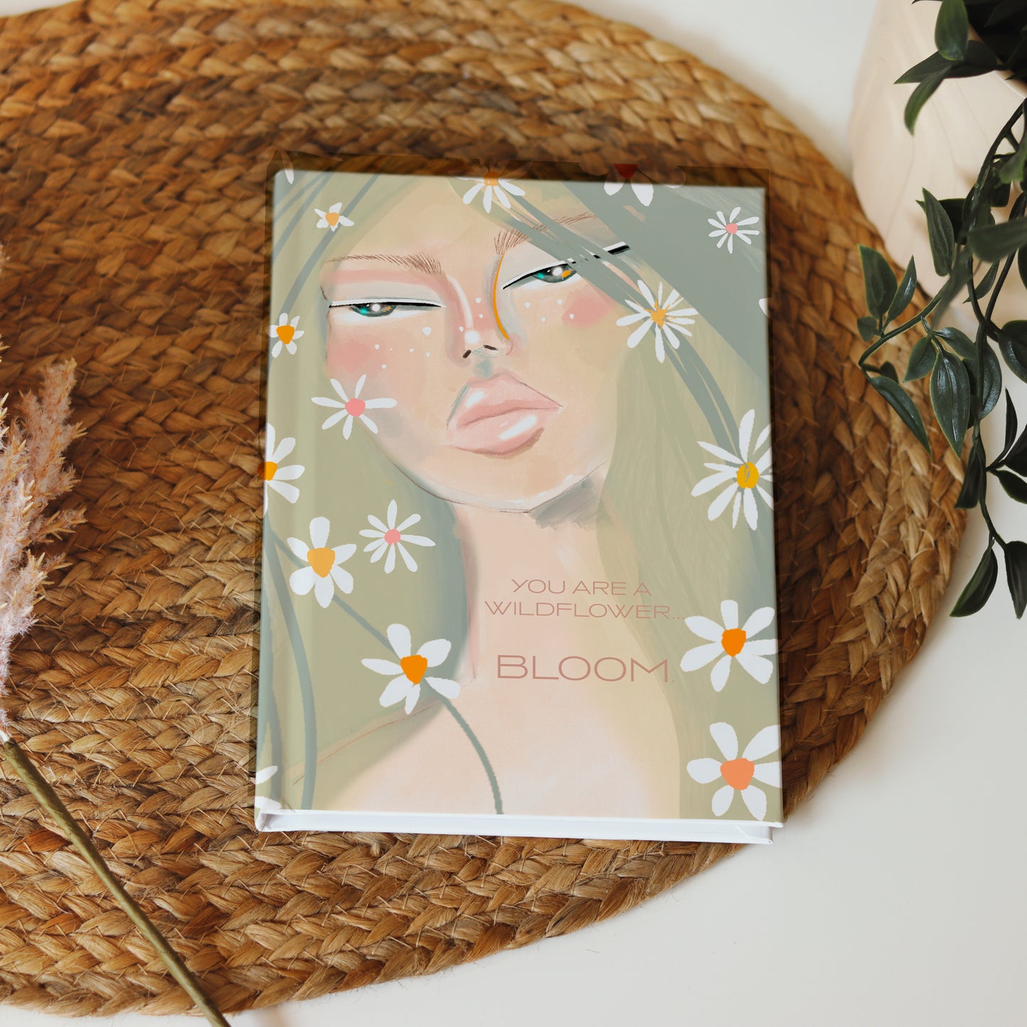 You Are A Wildflower Hardcover Notebook