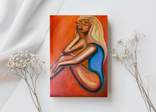 Ballerina Hardcover Lined Notebook