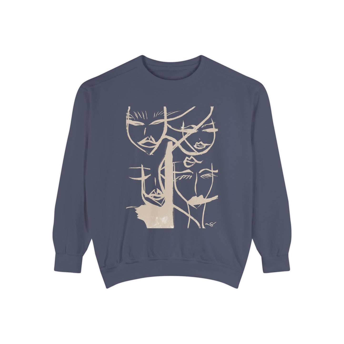 Abstract Faces Sweatshirt