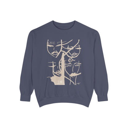 Abstract Faces Sweatshirt