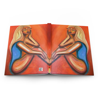 Ballerina Hardcover Lined Notebook