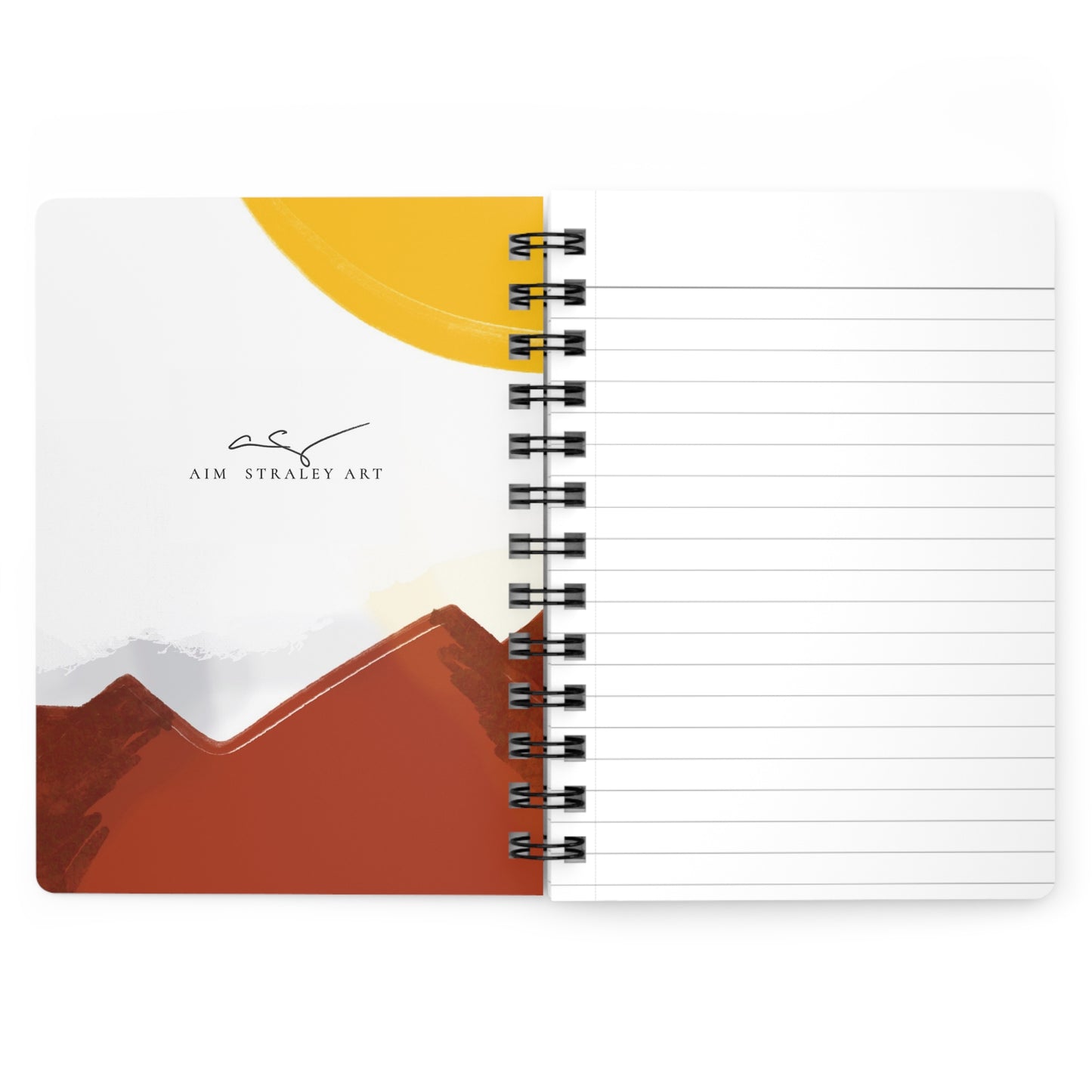 Golden July Spiral Notebook