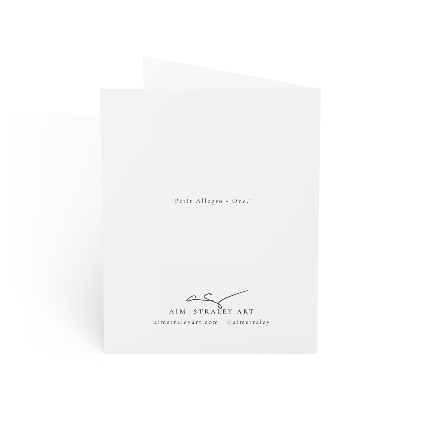 Petit Allegro #1 Notecard Set