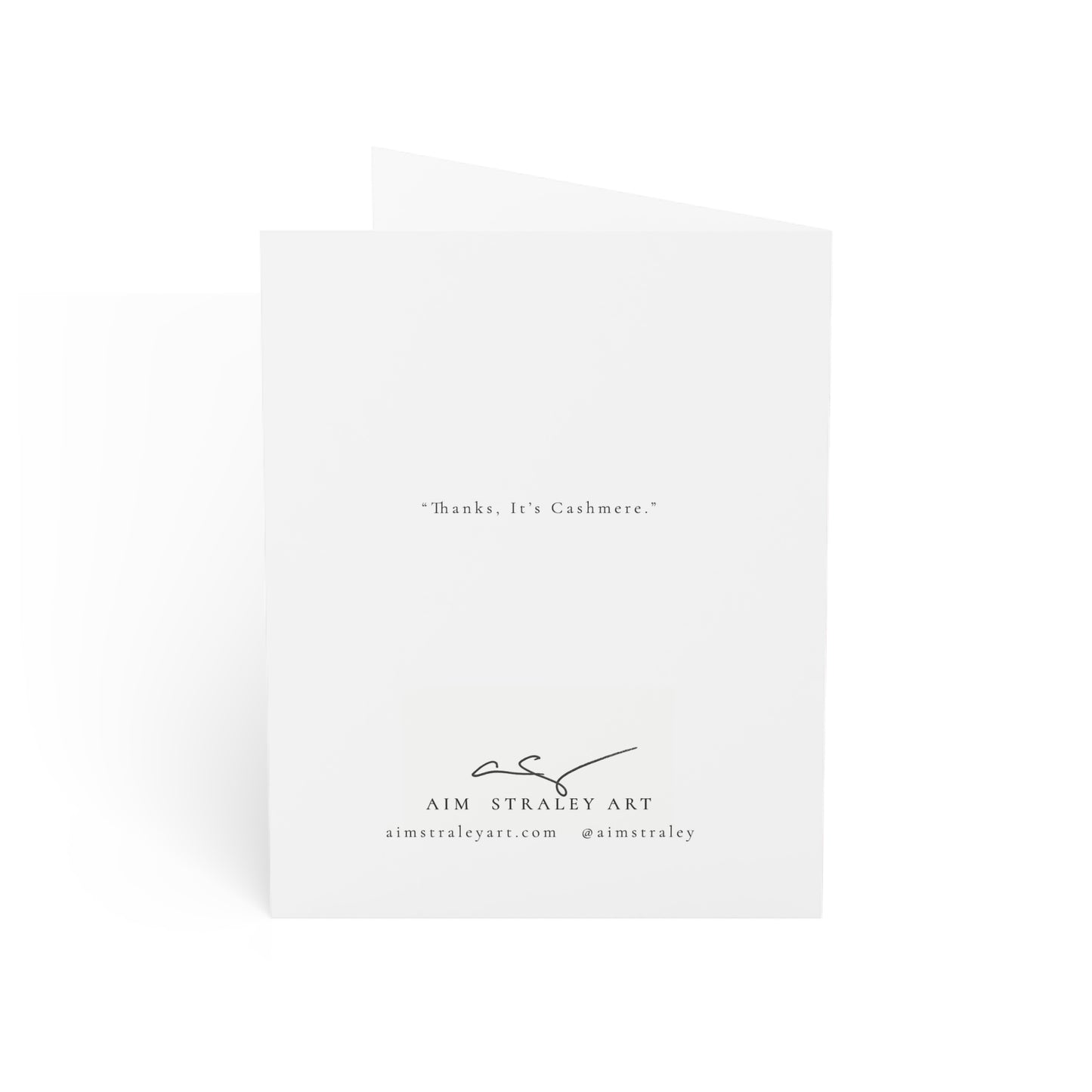 Thanks, It's Cashmere Notecard Set