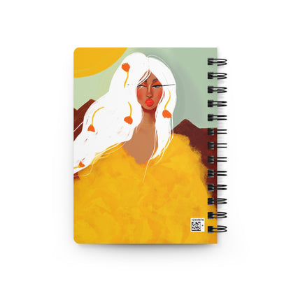 Golden July Spiral Notebook