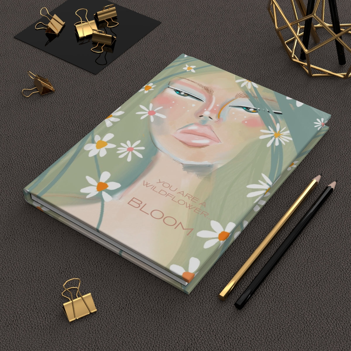 You Are A Wildflower Hardcover Notebook image 0