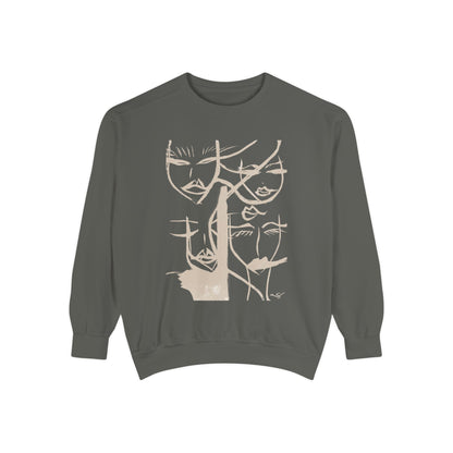 Abstract Faces Sweatshirt