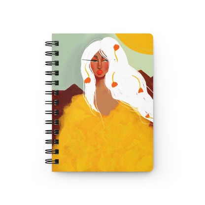 Golden July Spiral Notebook