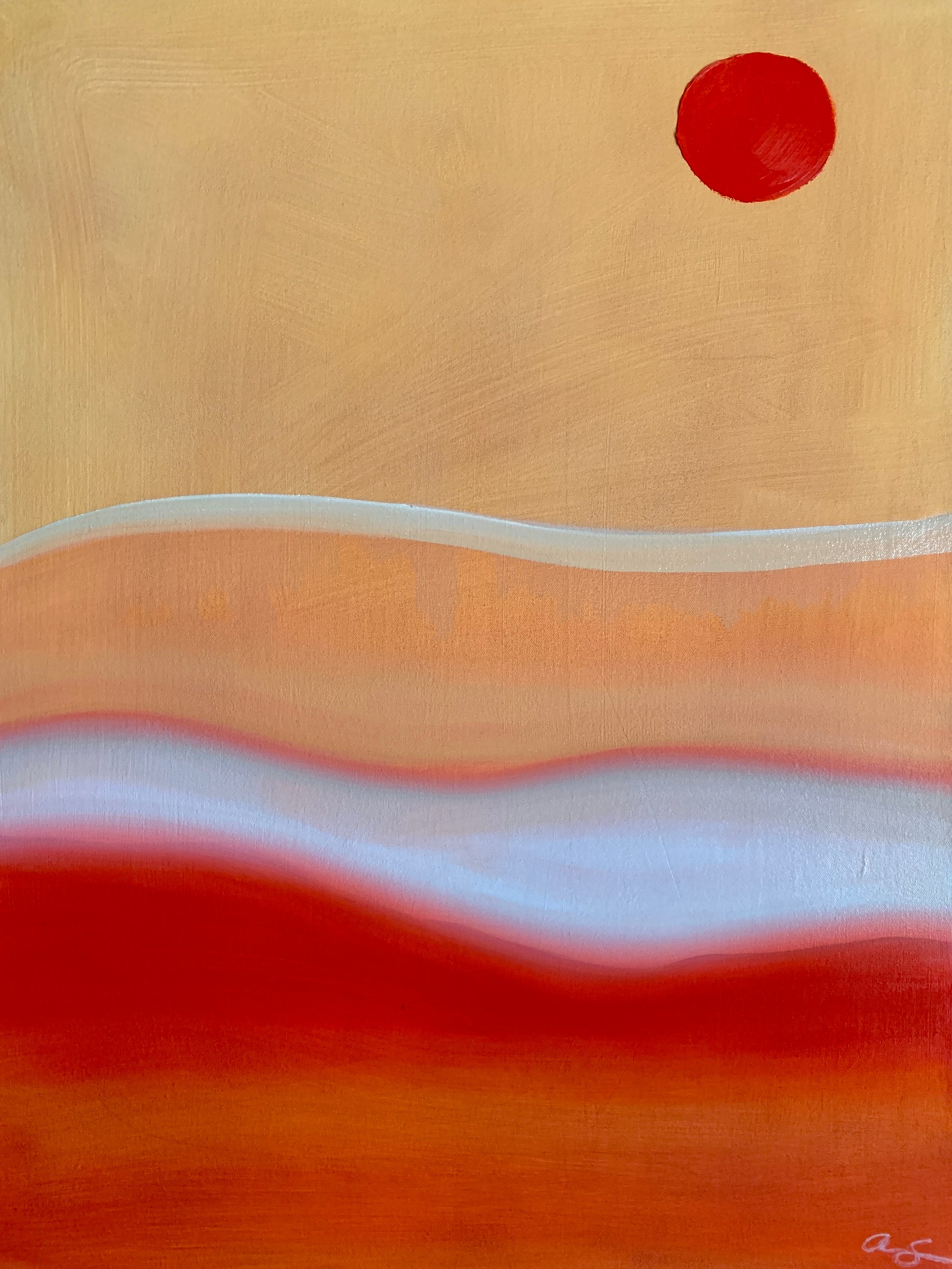 Aim Straley Art SPF 50 canvas print, 18"x24" size, featuring vibrant artwork on durable canvas material.