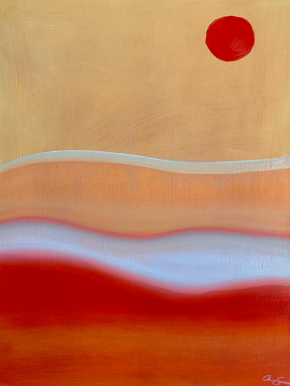 Aim Straley Art SPF 50 canvas print, 18"x24" size, featuring vibrant artwork on durable canvas material.