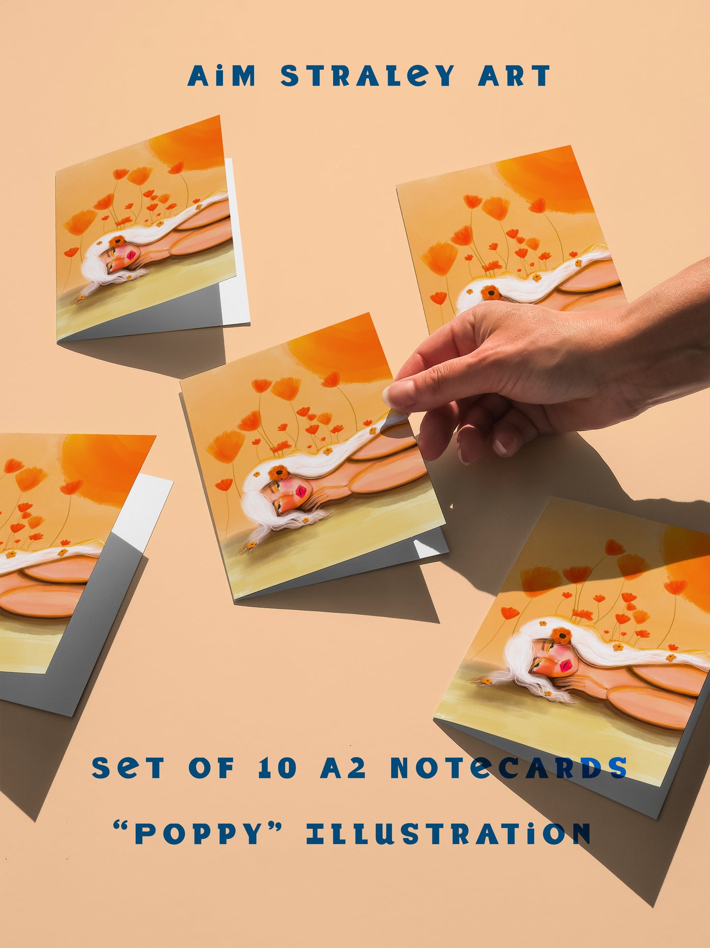 Poppy Notecard Set