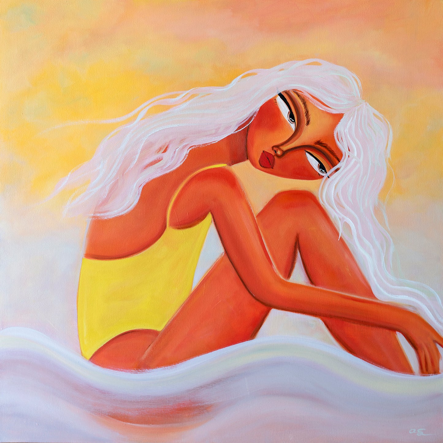 The Tide Pool - 30"x30"