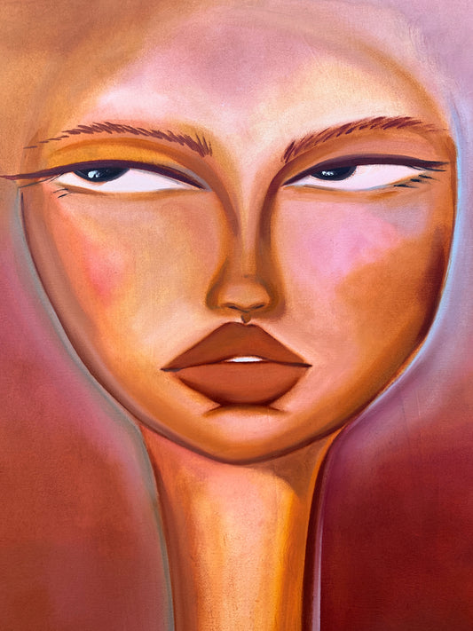 Canvas print titled "An Open Mind" by Aim Straley Art, measuring 24x30 inches, featuring a colorful abstract design.