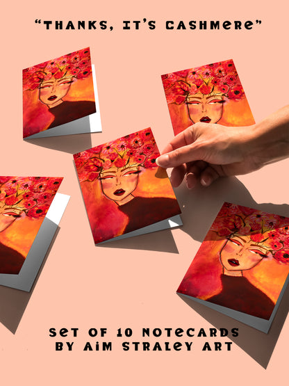 Thanks, It's Cashmere Notecard Set
